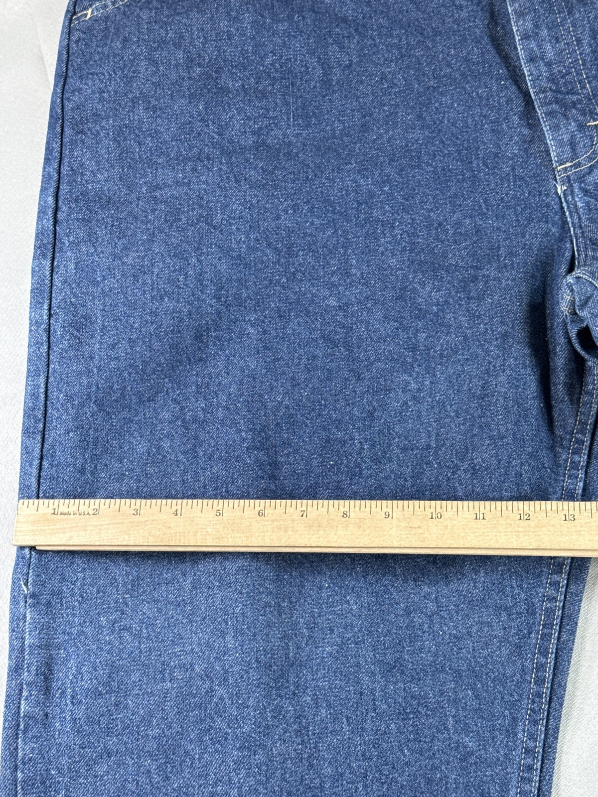 Bulwark FR Jeans Mens 46x32 Blue Denim Straight Leg Flame Resistant Made in USA