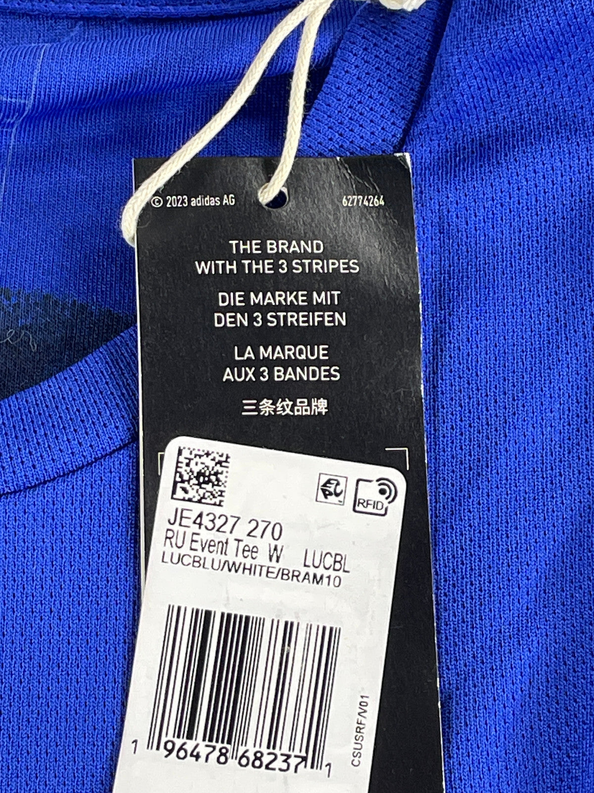 Adidas Peachtree Road Race 2023 Blue ATL Shirt L Aeroready Atlanta Event Tee
