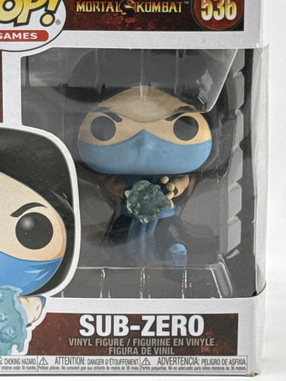 Funko Sub Zero Pop! Games Mortal Kombat Vinyl Figure Multicolor Graphic