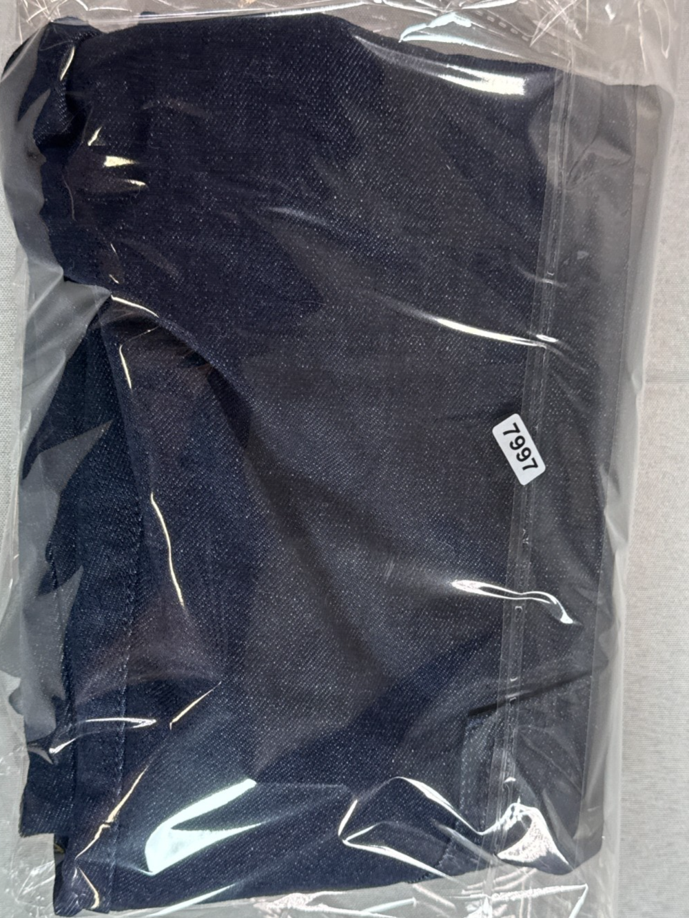 Eileen Fisher Denim Wide Leg Crop Pants Womens XL Blue Organic Cotton Stretch