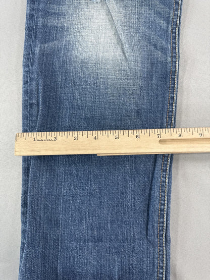 Abercrombie & Fitch Jeans Womens 6 W28 Distressed Selvedge Denim Straight Leg