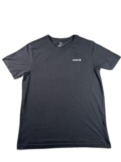 Hurley Graphic Tee XL Black Cotton Crewneck Logo Breathable Lightweight