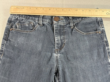 Democracy Jeans Womens 2P Blue Denim Tapered Stretch Classic Mid Rise Ab Cotton