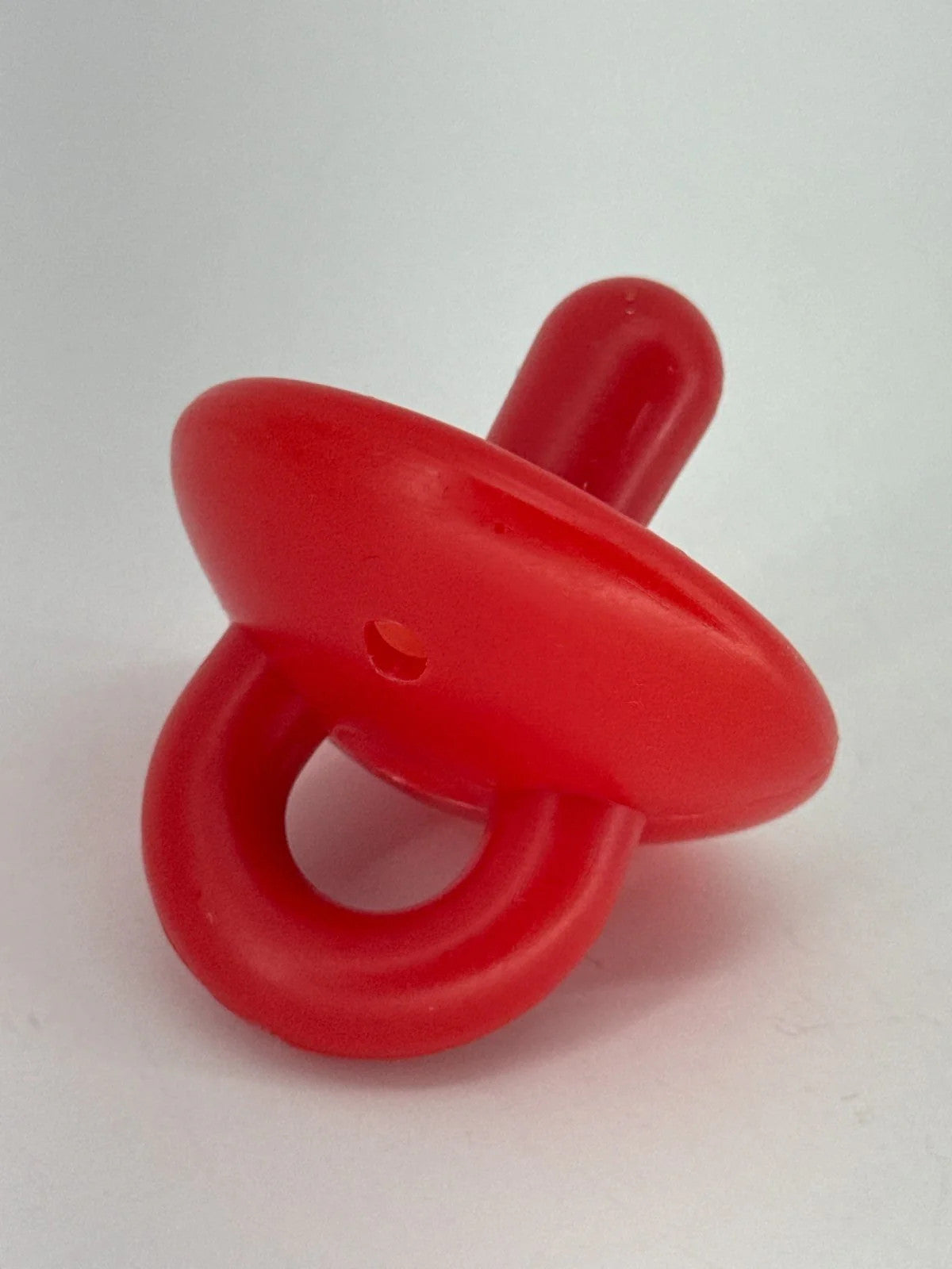 Vintage Red Maggie Simpson Style Pacifier Accessory Toy Prop Gag Cosplay 90s