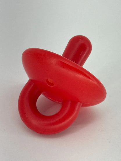 Vintage Red Maggie Simpson Style Pacifier Accessory Toy Prop Gag Cosplay 90s