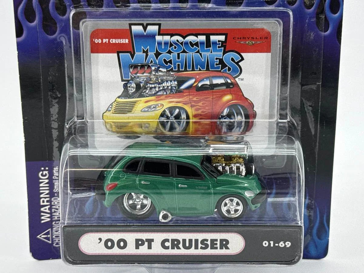 Muscle Machines 2000 PT Cruiser Green 1:64 Funline 01-69 Diecast Car Unbranded