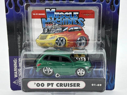 Muscle Machines 2000 PT Cruiser Green 1:64 Funline 01-69 Diecast Car Unbranded