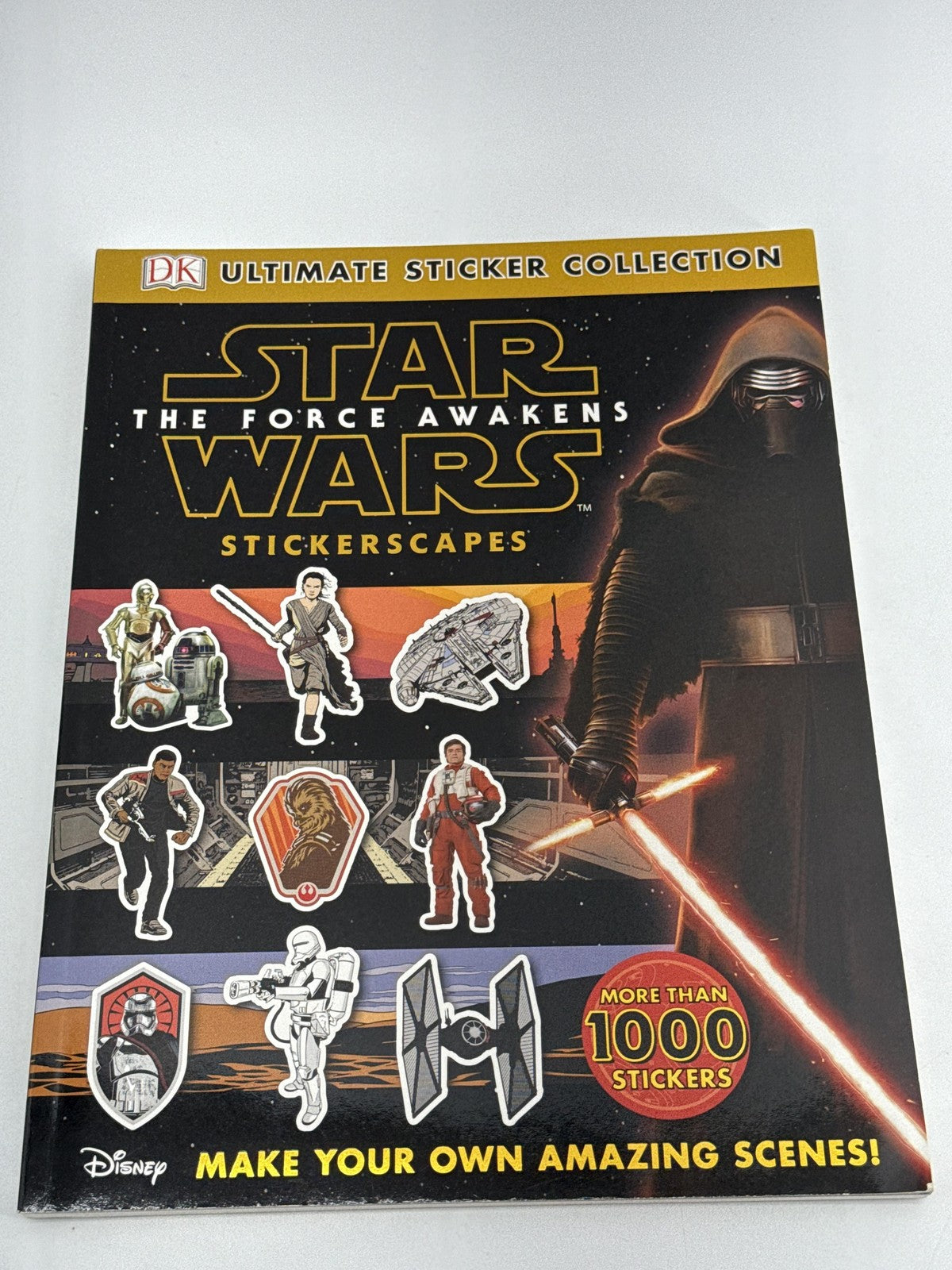 Star Wars Force Awakens Ultimate Sticker Collection Stickerscapes 2 Book Fun Pad