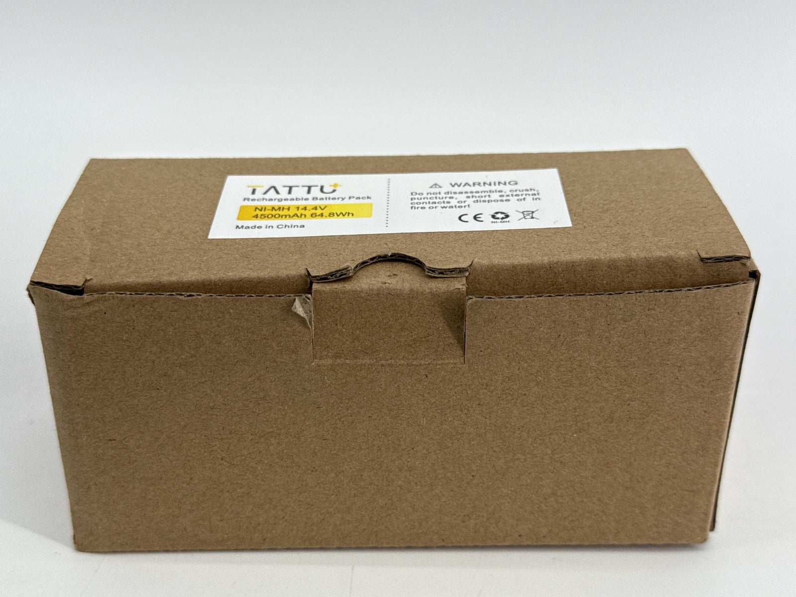 TATTU NiMH 14 4V 4 5Ah 4500mAh XLife Rechargeable Battery Pack Black High Drain