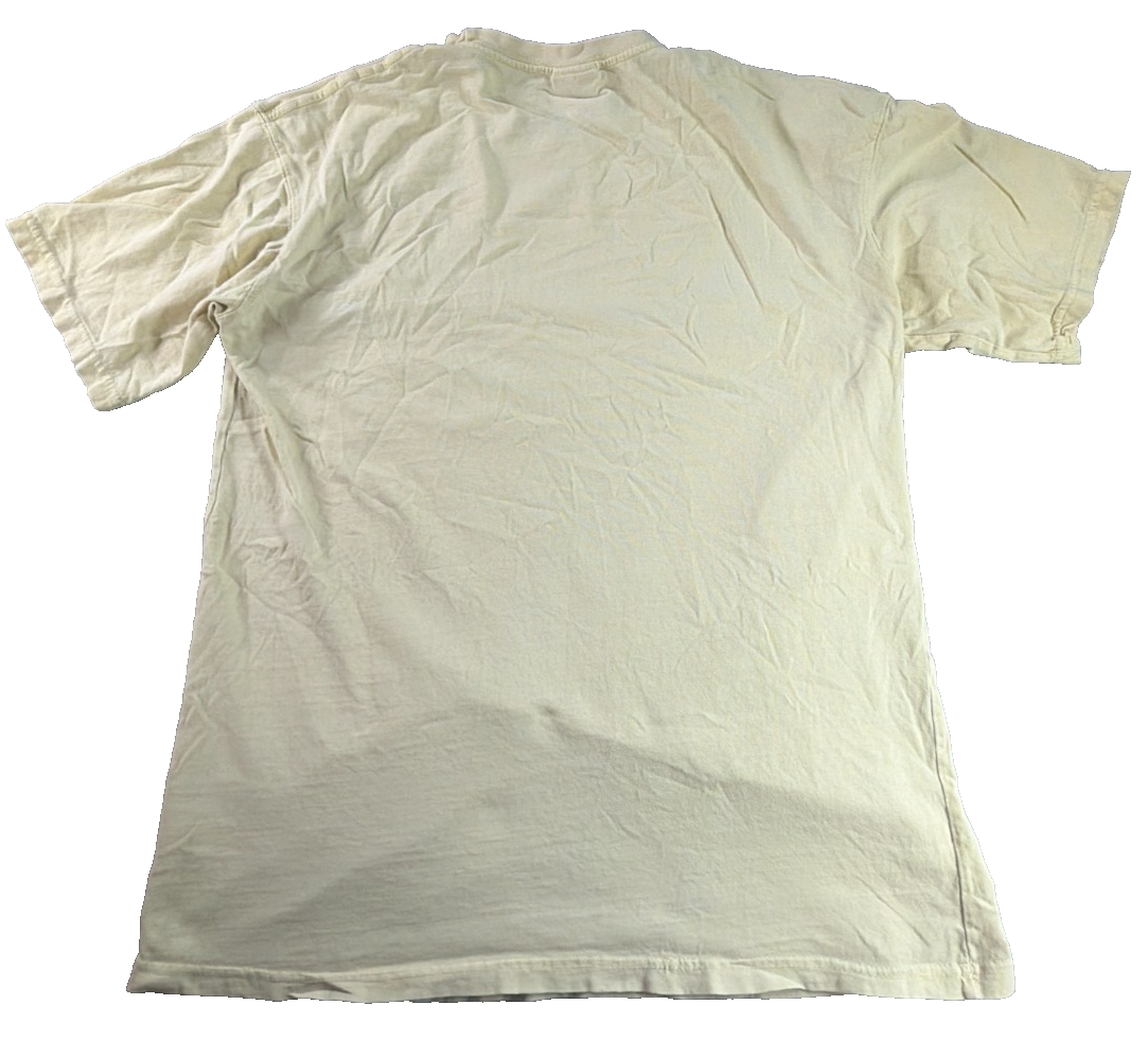 US Apparel Venice Florida Crossed Oars Souvenir Graphic Tee Mens Large Cream