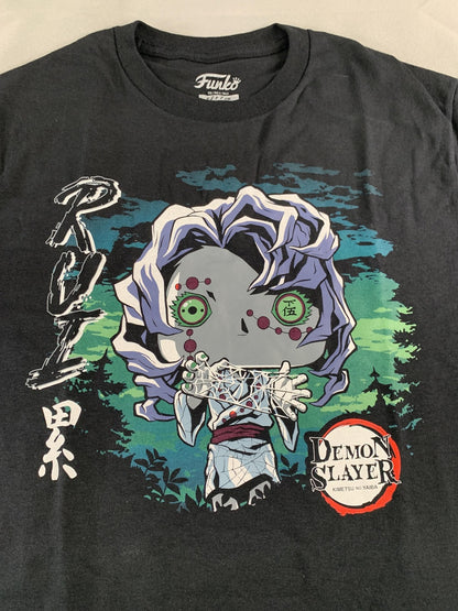 Demon Slayer Shirt Mens Small Black Funko Rui Anime Graphic Tee Kimetsu no Yaiba