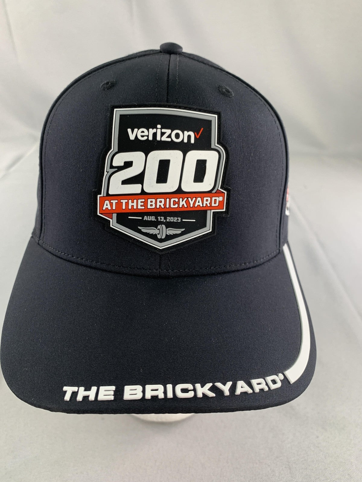 Verizon 200 Hat Cap Strap Back Mens One Size Black NASCAR Racing Brickyard 2023