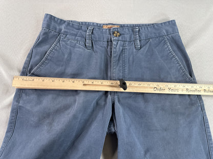 Tommy Bahama Shorts 32x10 Unisex Blue 100% Cotton Made in China Denim