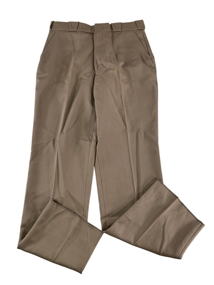 Flying Cross Pants Mens 18 Regular Brown Wool Blend Uniform Dress Made USA on