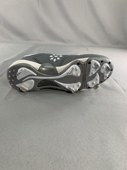Ringor RIP-IT Diamond Softball Cleats Womens 8 Gray Charcoal White Metal Shoes