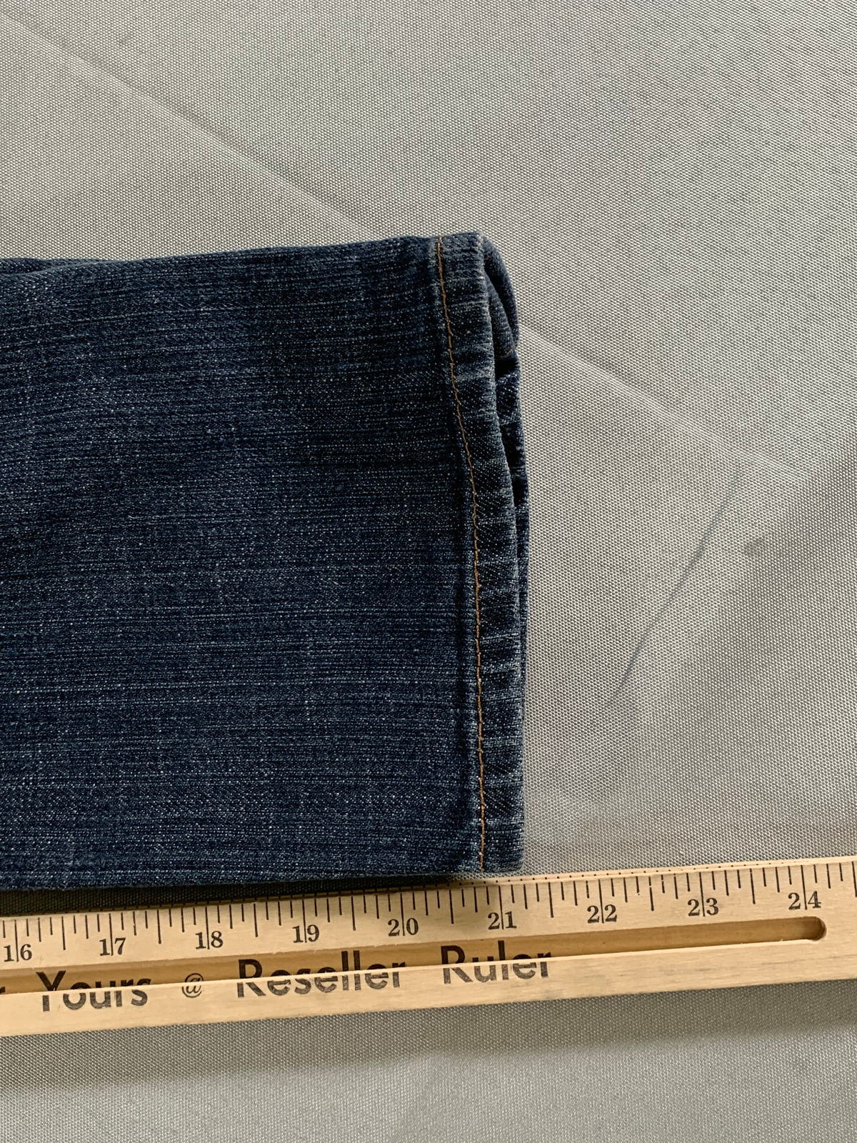 Vintage X2 Jeans Size 0 Y2K Made in Hong Kong Button Hem Mid Rise Denim Apparel