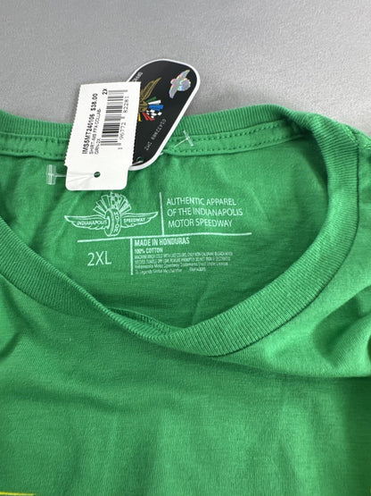 Indianapolis Motor Speedway Shirt Mens 2XL Green FFA 97th Convention Racing Tee