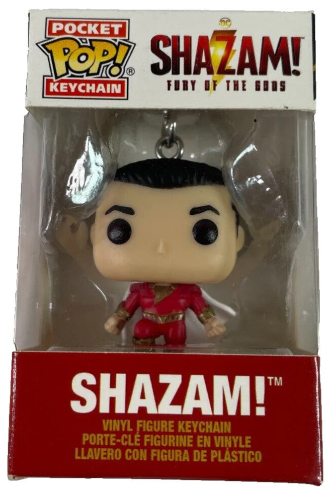 Funko Pop Keychain Shazam Fury of the Gods DC Mini Vinyl Figure NIB Slight Wear