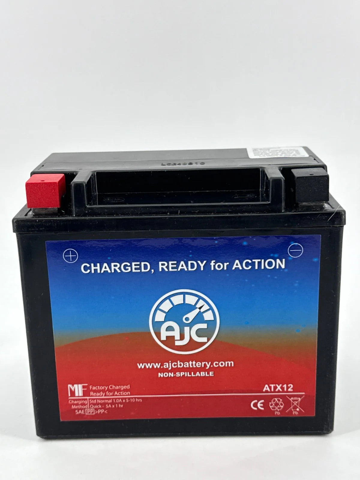 AJC ATX12 Powersports Battery 12V Non-Spillable Sealed AGM ATV Scooter Bike NWT