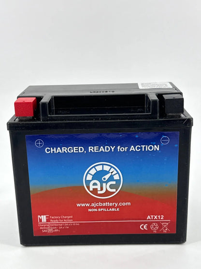 AJC ATX12 Powersports Battery 12V Non-Spillable Sealed AGM ATV Scooter Bike NWT