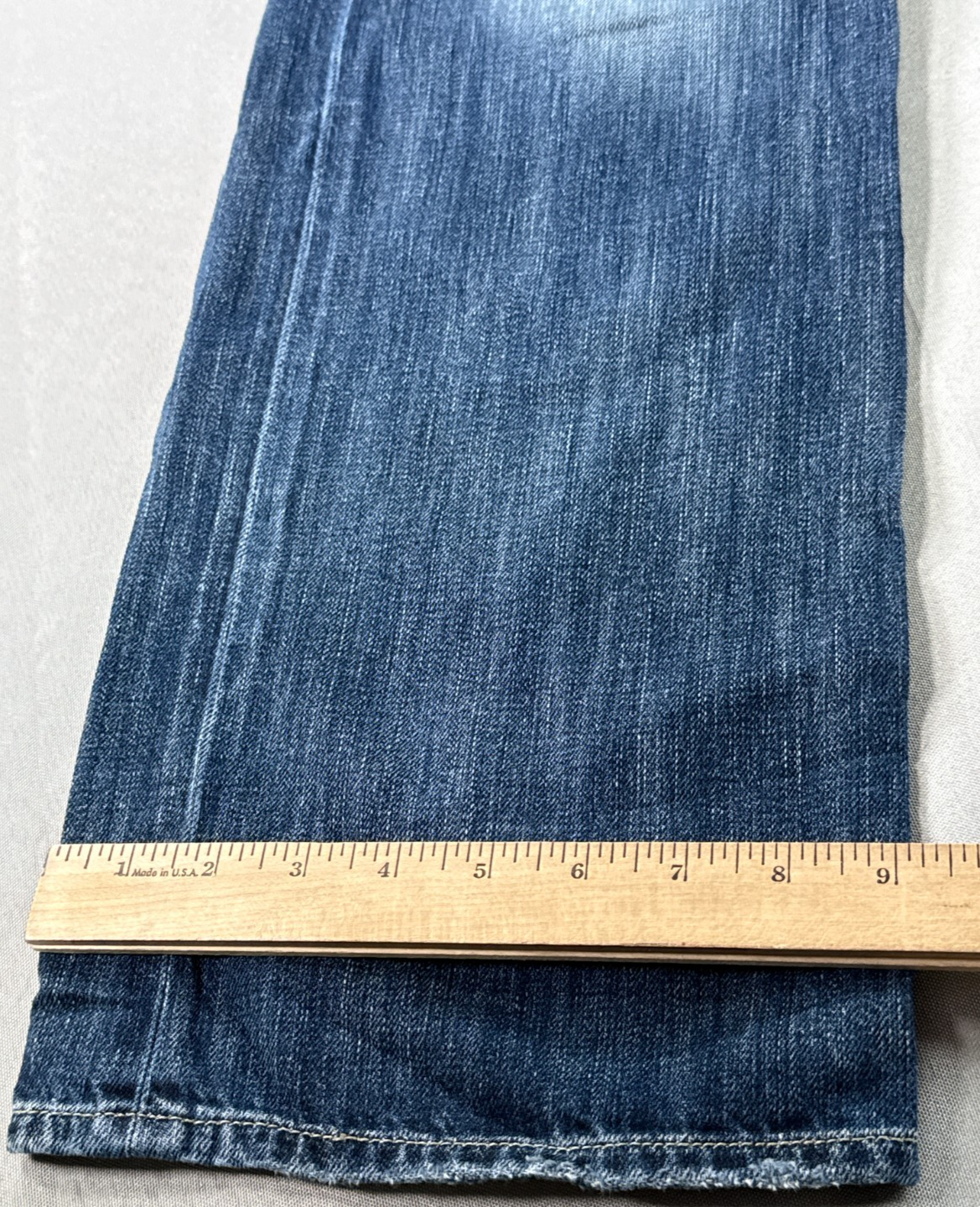 Mavi Matt Jeans Mens 32x34 Blue Straight Leg Medium Wash Denim Pants Fade