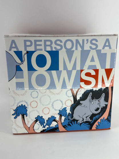 Dr Seuss Horton Hears A Who Dark Blue Figure Boxed Large Collectible Rare HTF
