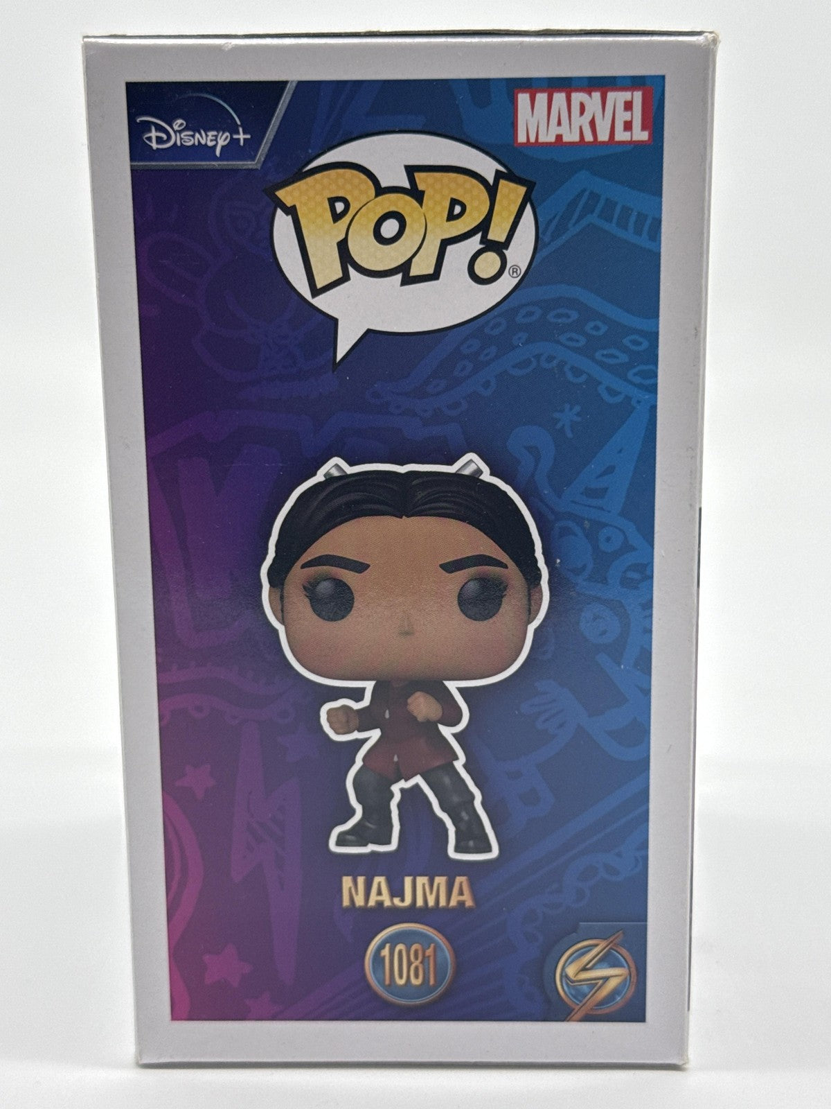 Funko Pop Najma 1081 Ms Marvel Disney Plus Bobblehead Vinyl Figure Multicolor