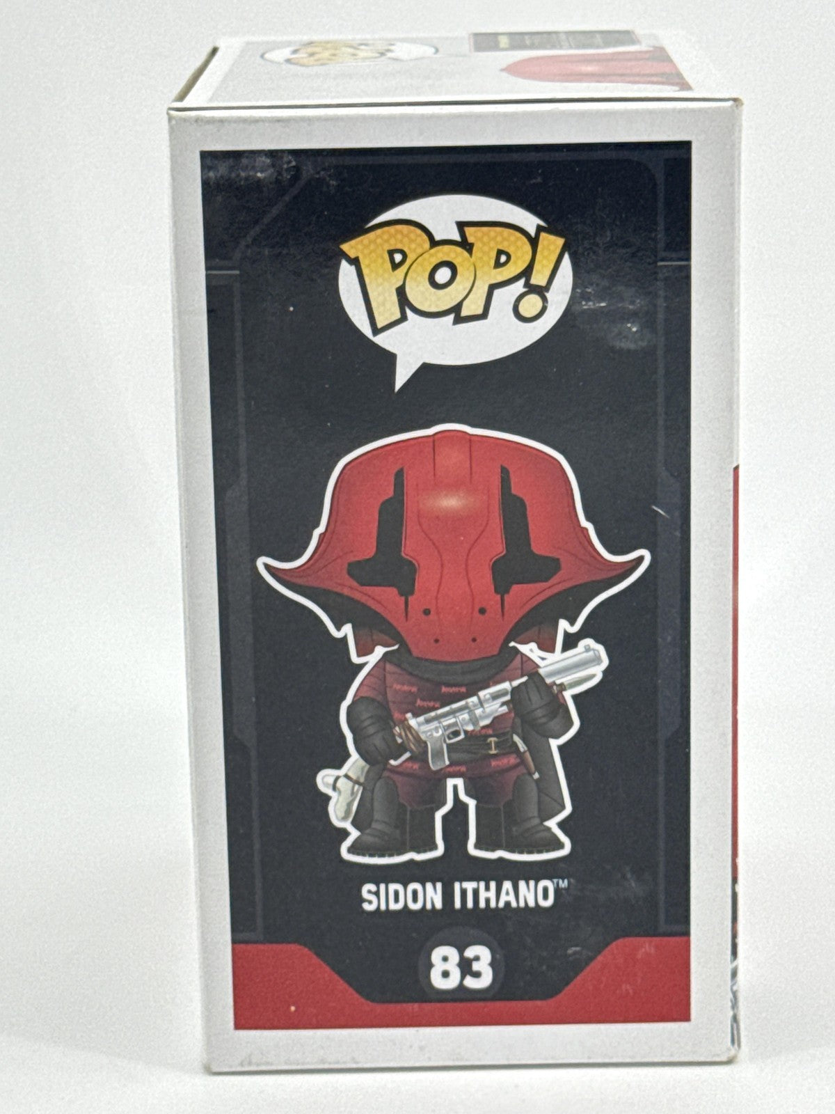 Funko Pop Star Wars Sidon Ithano #83 Vinyl Bobble-Head Figure Box Red Helmet