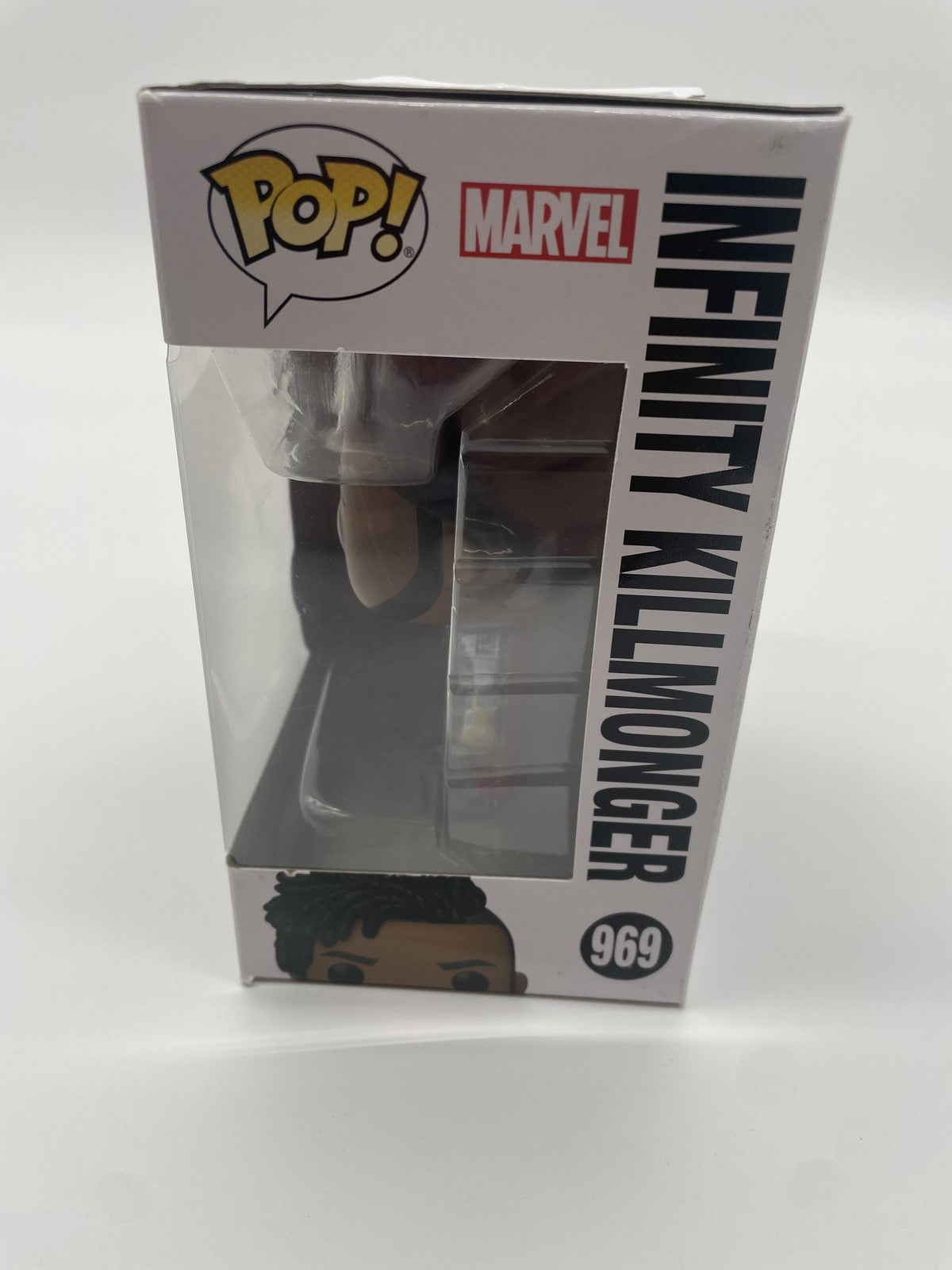 Funko Pop Marvel What If Infinity Killmonger #969 Vinyl Figure Silver Standard