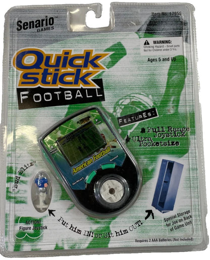 1998 Senario Quick Stick Football Game Sealed Bud Blitz Handheld Vintage Rare