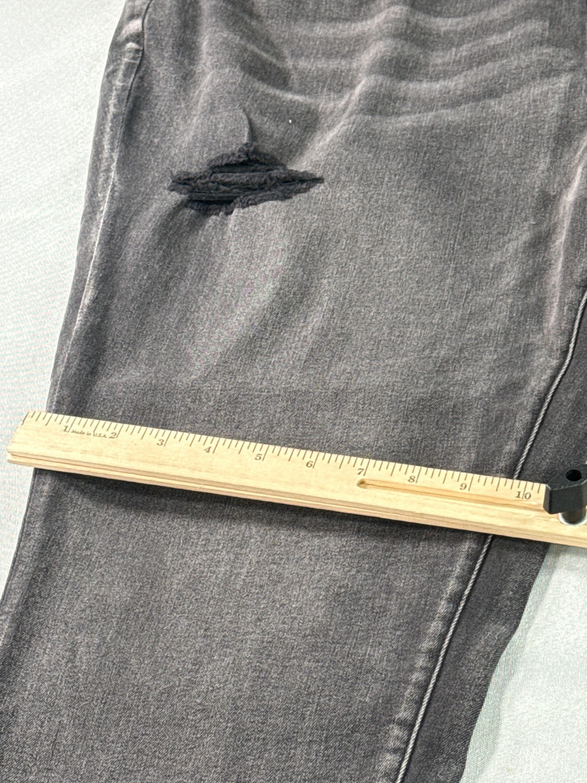 Fashion Nova Plus Skinny Jeans Womens 22 Black Wash Distressed Stretch Denim