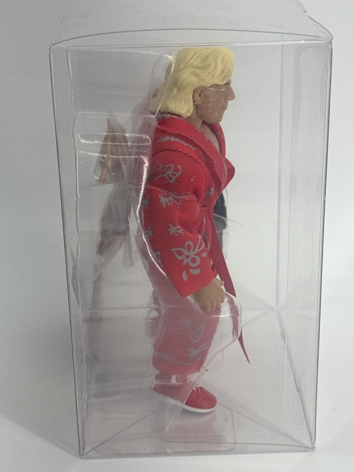 WWE Ric Flair Mattel Action Figure Red Robe Microphone Accessory Loose Display 6