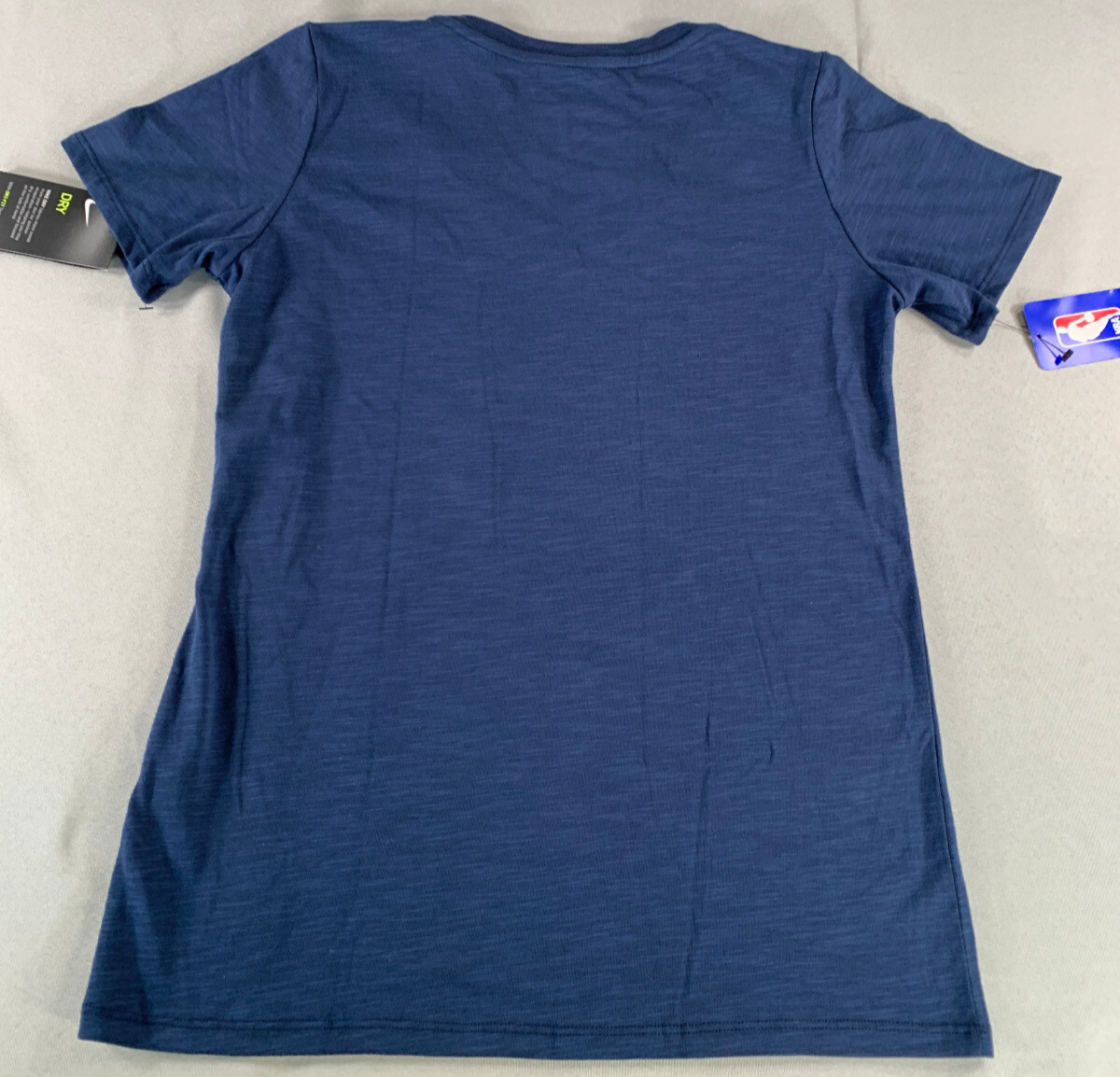 Nike NBA Washington Wizards Tee S Dri-FIT V-Neck Navy 1963 Graphic Shirt NWT