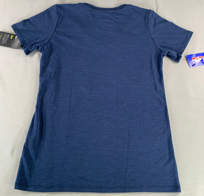 Nike NBA Washington Wizards Tee S Dri-FIT V-Neck Navy 1963 Graphic Shirt NWT