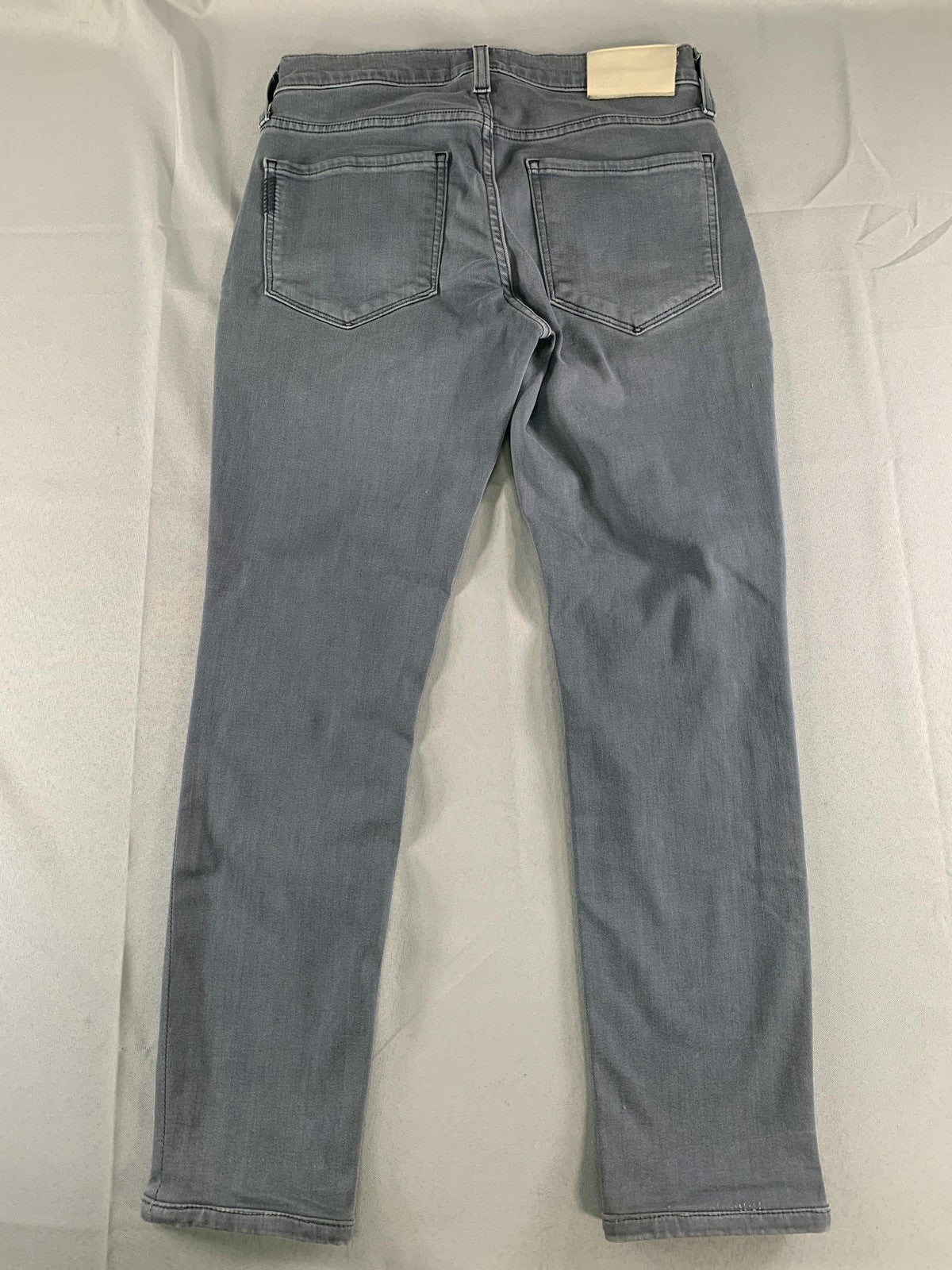 Paige Federal Jeans Mens 31x28 Gray Slim Straight Stretch Denim Pants Casual on