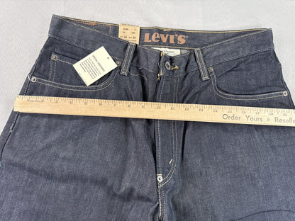 Levi's 569 Straight Leg Dark Wash Denim Jeans W34 L30 100% Cotton New Tags Mid