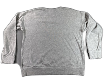 Vans Floral Graphic Crewneck Sweatshirt Unisex S Gray Cotton Long Sleeve