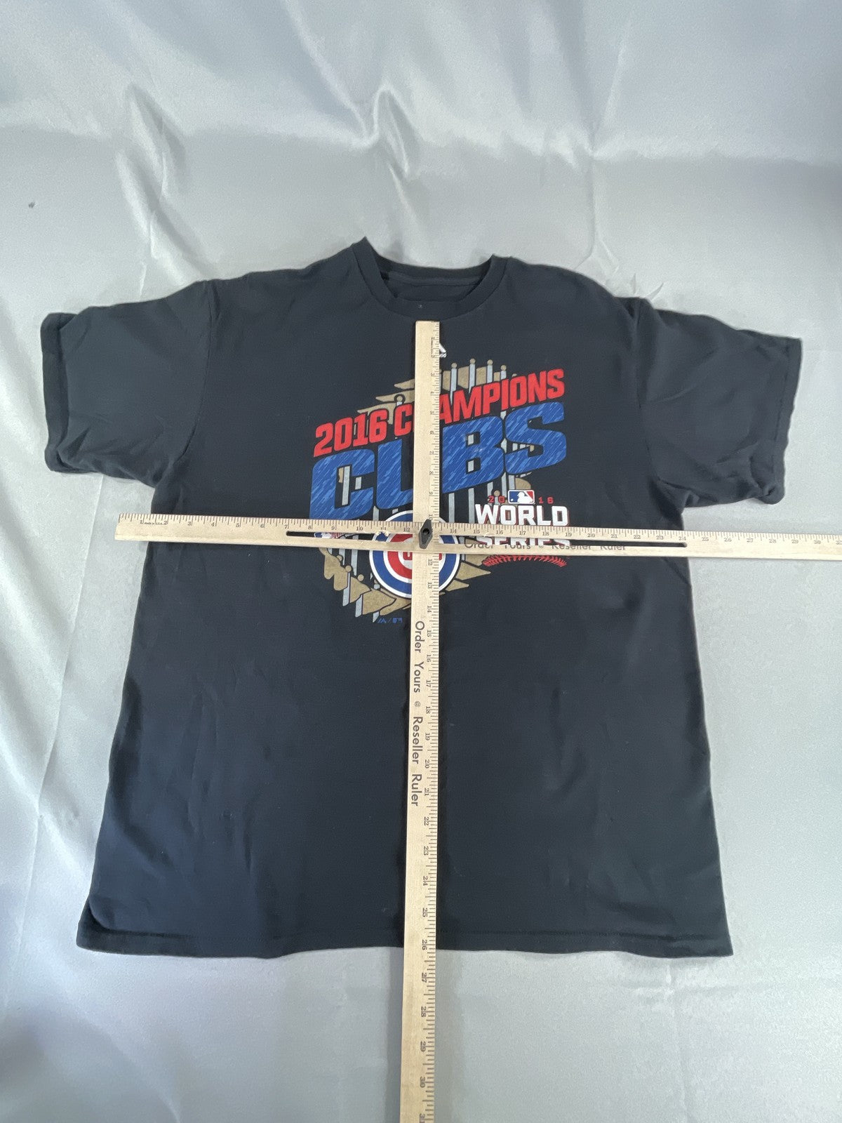 Chicago Cubs Shirt Mens XL MLB Baseball 2016 World Series Champions Majestic Tee