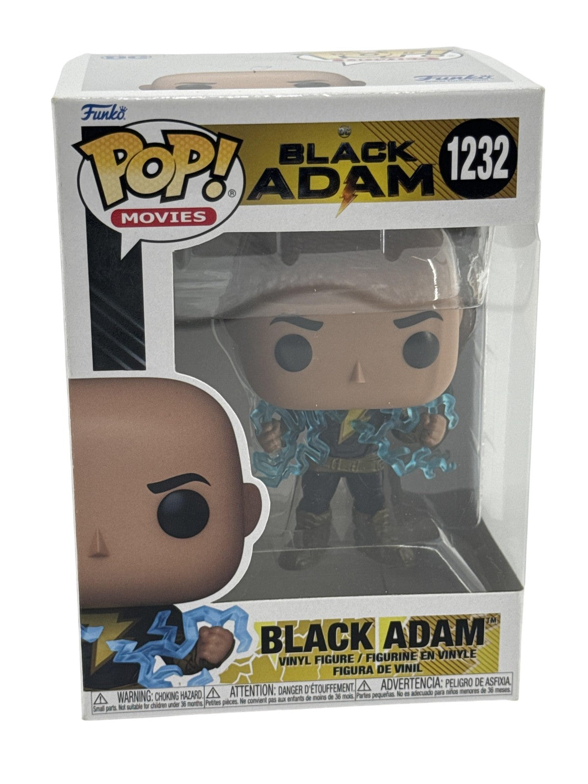 Funko Pop Movies Black Adam #1232 Vinyl Figure Movie Standard Size Black DC
