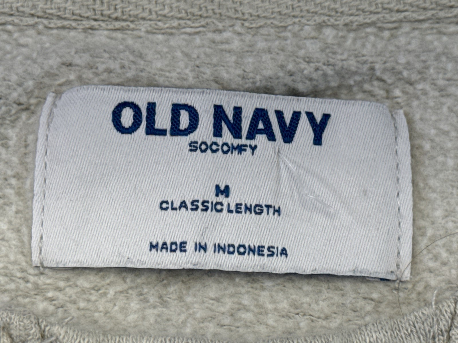 Old Navy Heather Sweatshirt M Gray Cotton Polyester Crewneck Long Sleeve Soft