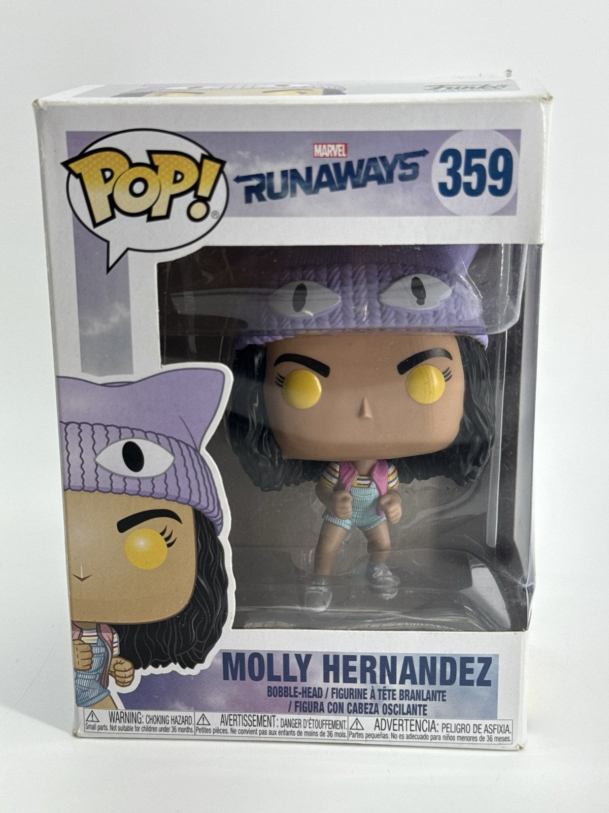 Funko Pop Molly Hernandez 359 Marvel Runaways Figure w Box 2018 Displayed Red