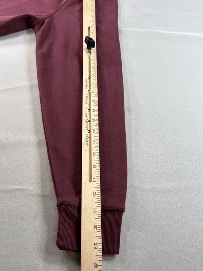 Vans Pullover Hoodie Medium Burgundy Long Sleeve Streetwear Unisex Fleece