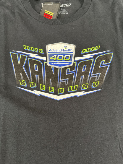 Kansas Speedway Shirt Mens Large NASCAR AdventHealth 400 2023 Cup Series Race