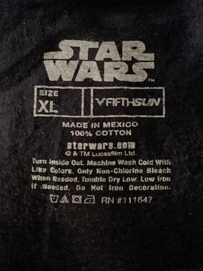 Star Wars The Mandalorian T-Shirt XL Black Grogu Graphic Tee Lucasfilm YFifthSun