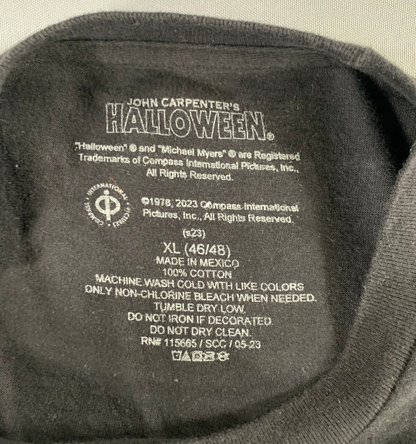 Halloween Michael Myers Shirt XL Black Horror Movie Tee John Carpenter Apparel