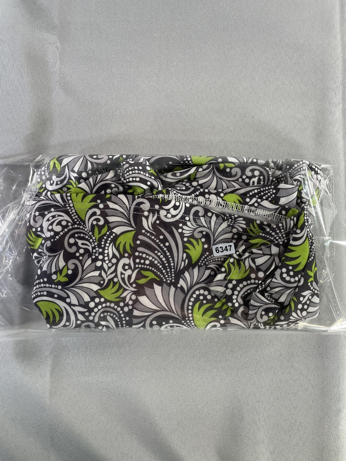 Bette & Court Polo Shirt Mens XL Black White Green Pattern Performance Golf Top