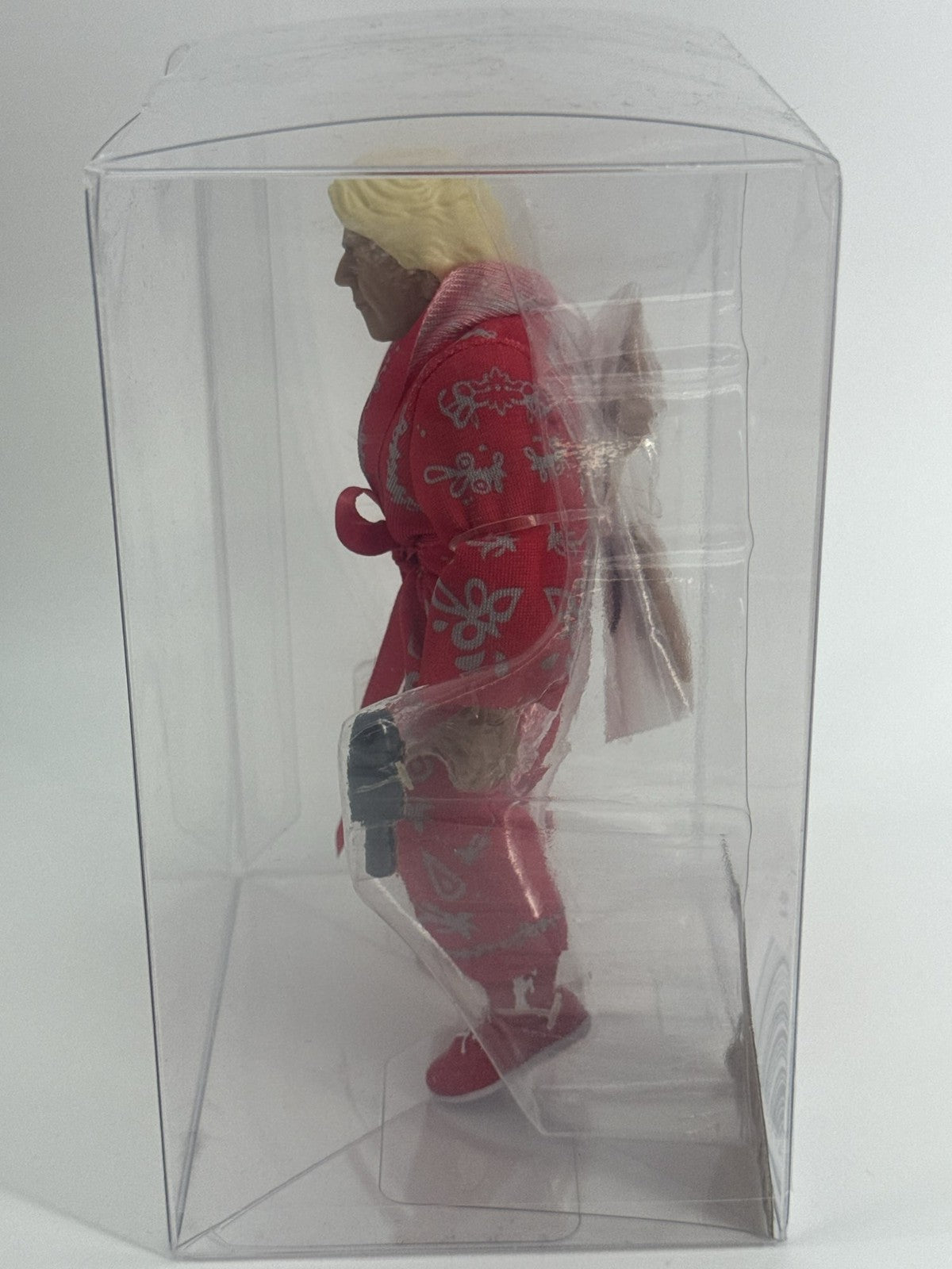 WWE Ric Flair Mattel Action Figure Red Robe Microphone Accessory Loose Display 6