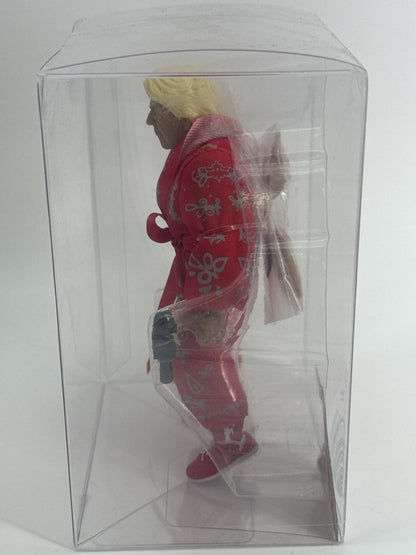 WWE Ric Flair Mattel Action Figure Red Robe Microphone Accessory Loose Display 6
