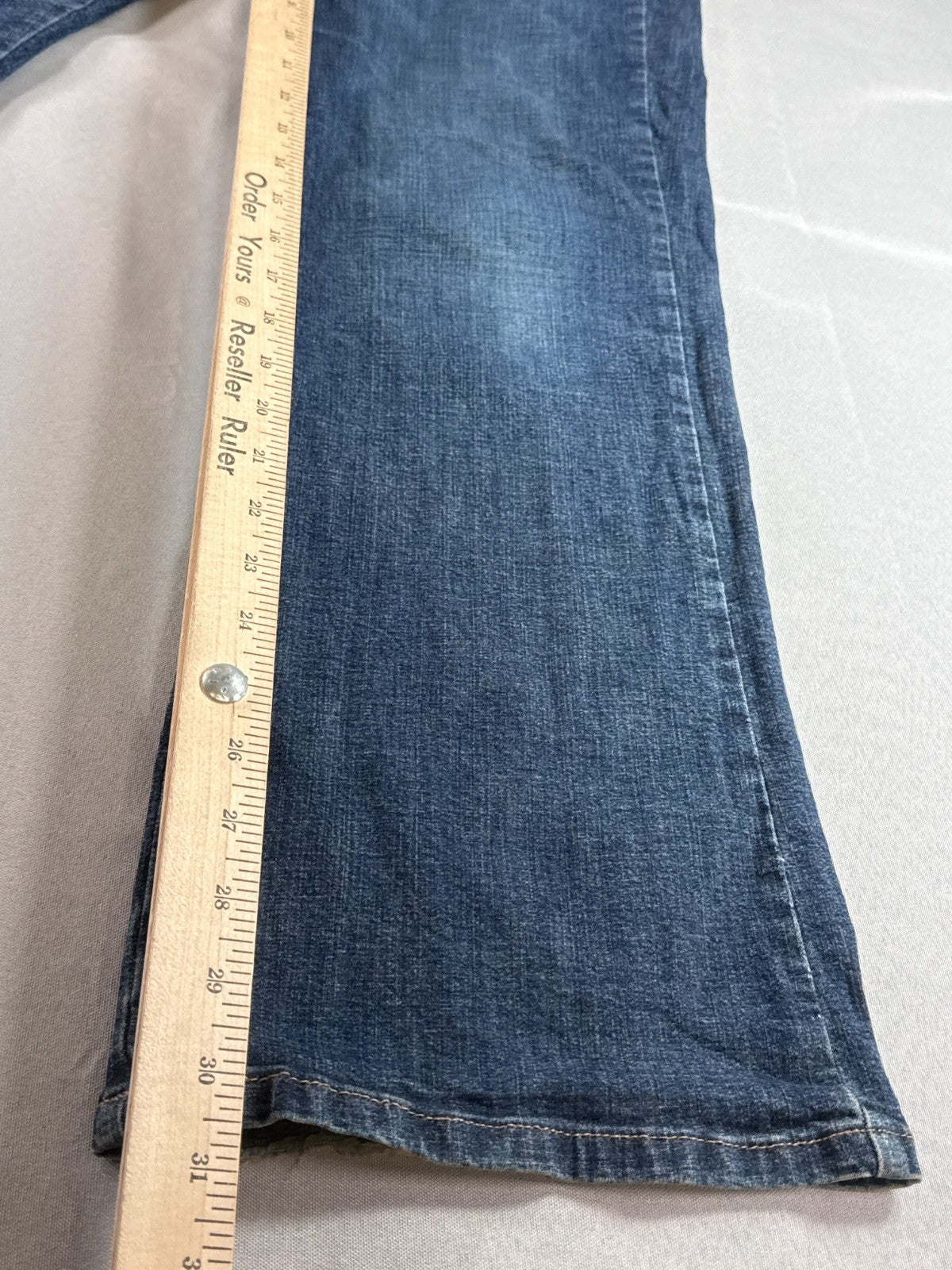 Lee Comfort Waistband Stretch Bootcut Jeans Women’s 12 Medium Blue Denim