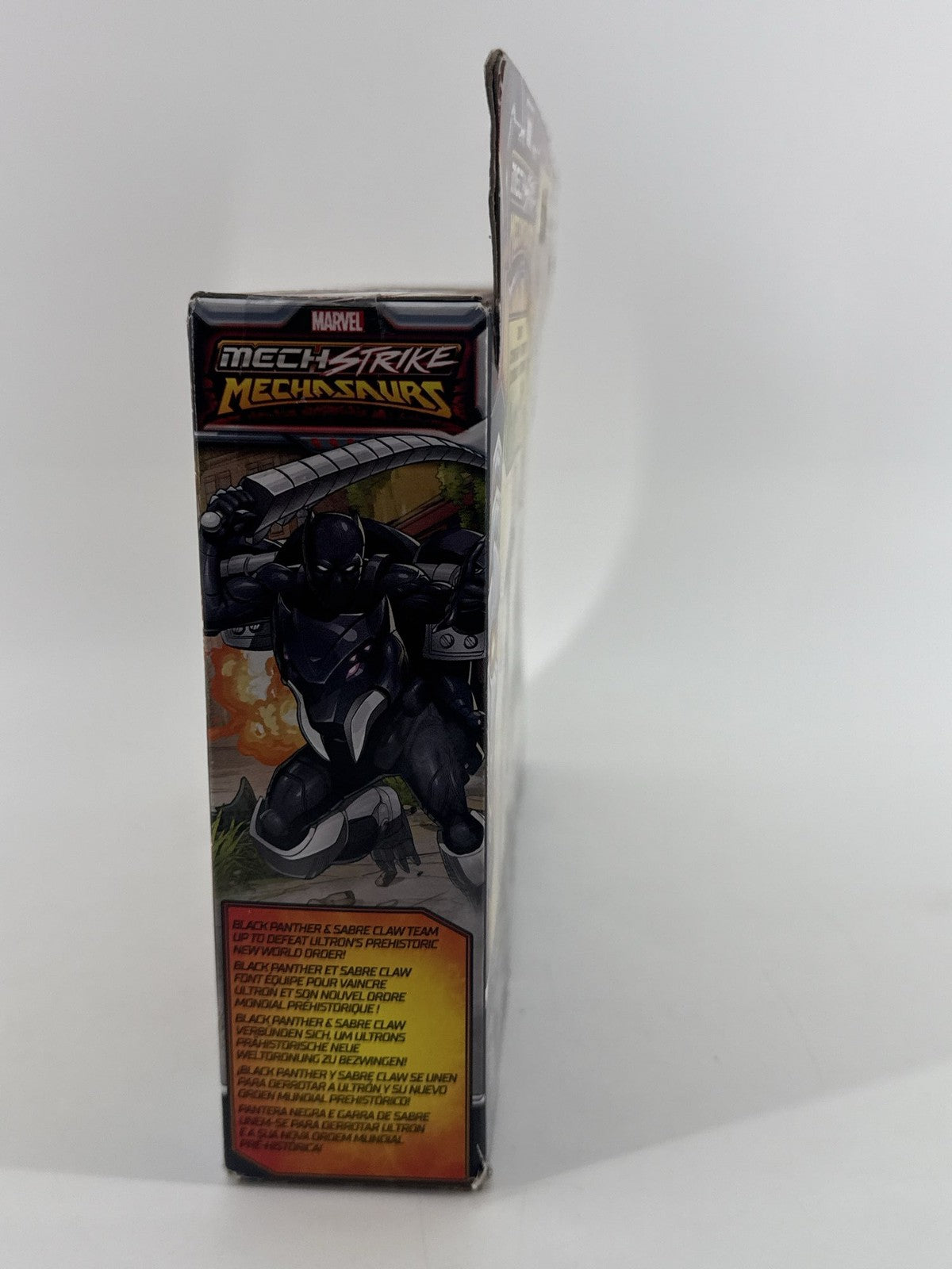 Hasbro Mech Strike Mechasaurs Sabre Claw Black Action Figure Dinosaur Toy F6607